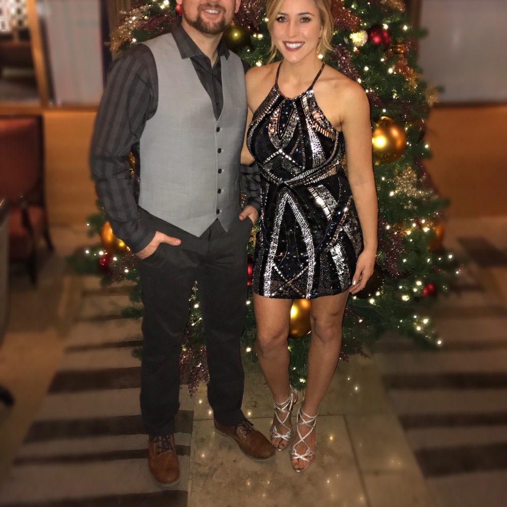 sequin dress